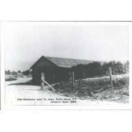 Fish hatcheries, Lake Te Anau, South Island, N.Z.