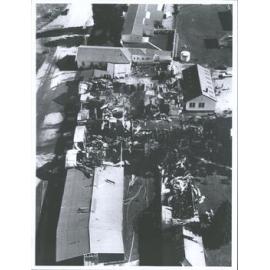 Te Anau Hotel after fire