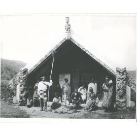 Maori House - Hinemihi, before Tarawera erupted