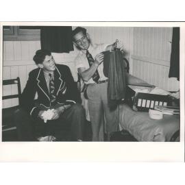 J. M. Hollank Hurdler & Maurice Crow weightlifter