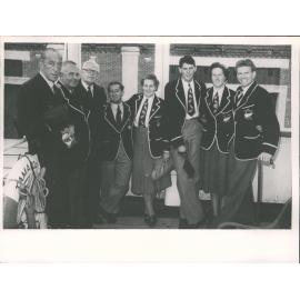 N. Z. Athletes leave for home 29/8/48