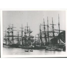 S.S. Samson in foreground