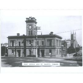 Post Office & St. Mary's, Timaru