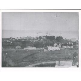 View over Timaru looking towards the Sea
