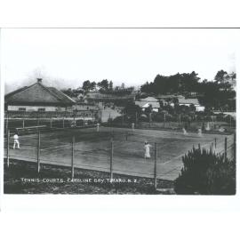 Tennis Courts, Caroline Bay, Timaru, N.Z.