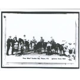"Pony Rides", Caroline Bay, Timaru, N.Z.
