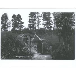 Bridge in Gardens, Timaru