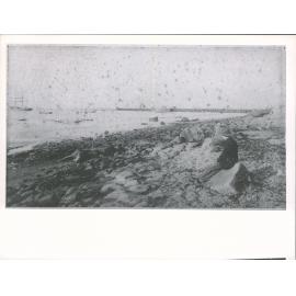 Unidentified man at Timaru Harbour