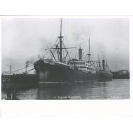 S.S Ruahine in Timaru Harbour