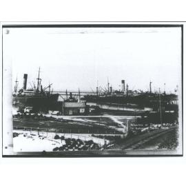 Wharves at Timaru, N.Z.