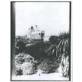 Ship at Timaru Harbour