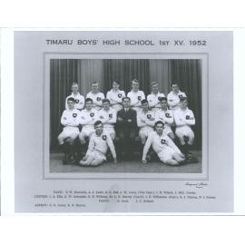 Timaru Boys' High School 1st XV 1952
