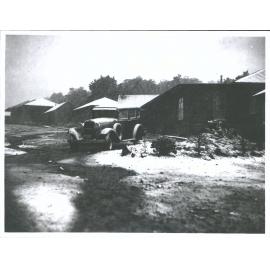 Snowfall at Tongariro National Park