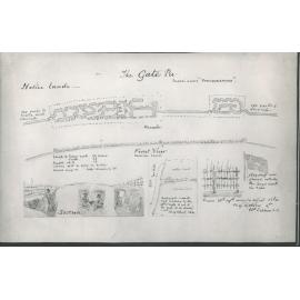 The Gate Pa drawn on 28th, 29th, 30th April 1864