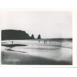 Bathing at Puketeraki