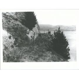 Old railway line behind present Tunnel at Cliffs