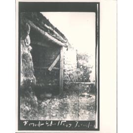 Dug out in trench