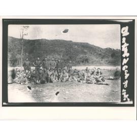 Smoko in Trentham after drill