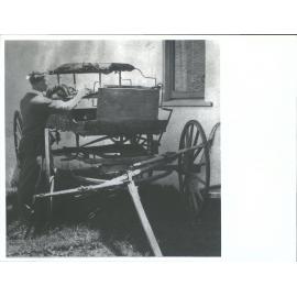 Old Carriage which will be part of New Welcome sign at Queenstown