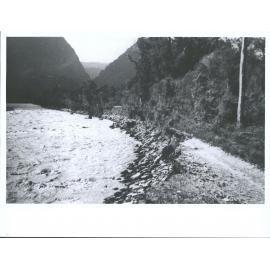 Road washout near Waiho Gorge