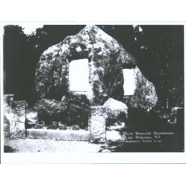 Scott Memorial, Queenstown, Lake Wakatipu, N.Z.