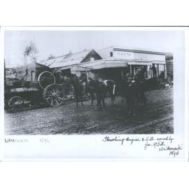 Threshing Engine and Mill, owned by Jas McGill, Waikouaiti