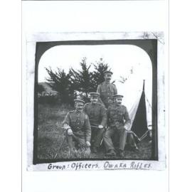 Owaka Rifles-Officers