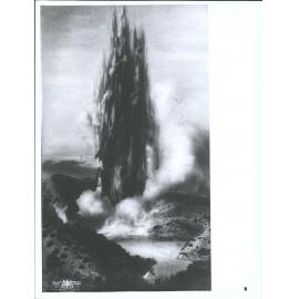 Waimangu Geyser (now extinct) which spouted 1500ft high for several years