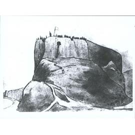 Entrance to the Eastern Waimate Pa