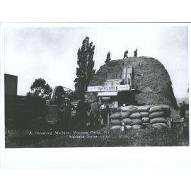 A Threshing Machine, Waimea Plains, N.Z.