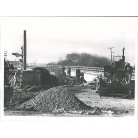 Construction of new railway viaduct
