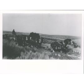 W. Brensell Riding a Stagecoach