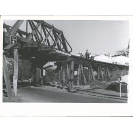 Construction of new railway viaduct