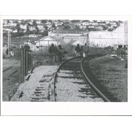 Construction of new railway viaduct