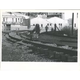 Construction of new railway viaduct