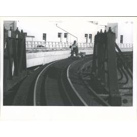 Construction of new railway viaduct