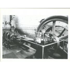 Steam engine at Princes Street - drove the machinery