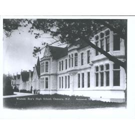 Waitaki Boy's High School, Oamaru, N.Z.