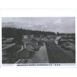 Railway Station, Waipukurau, N.Z.