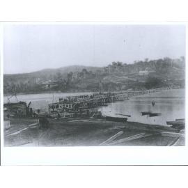 Erection of original Traffic Bridge. This was demolished & is now replaced by a modern structure.