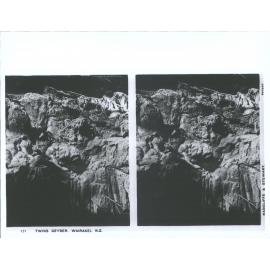 Twins Geyser, Wairakei, N.Z.