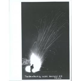 The Blowhole by Night, Wairakei, N.Z.