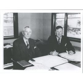 Ross, George (Mayor) & Spence W. A. (County Clerk)