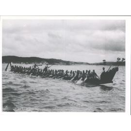 Kauri built canoe