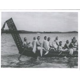 Kauri built canoe