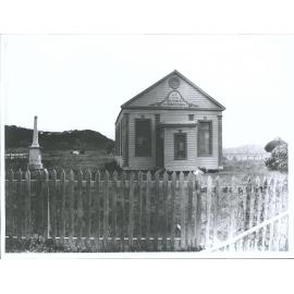 Bay of Islands Maori Church, with Treaty of Waitangi Memorial to the left