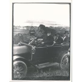 Unidentified group in a car