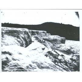 Pink Terrace before 1886 eruption