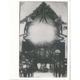 Anglican Church interior (Harvest Festival)