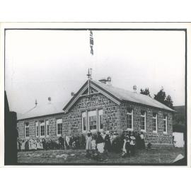 Hoisting the Union Jack